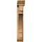 Ekena Millwork Merced Traditional Smooth Bracket w/ Offset Brace, Western Red Cedar, 5 1/2"W x 34"D x 34"H BKT0604X34X34MRC01SWR - alternate 4